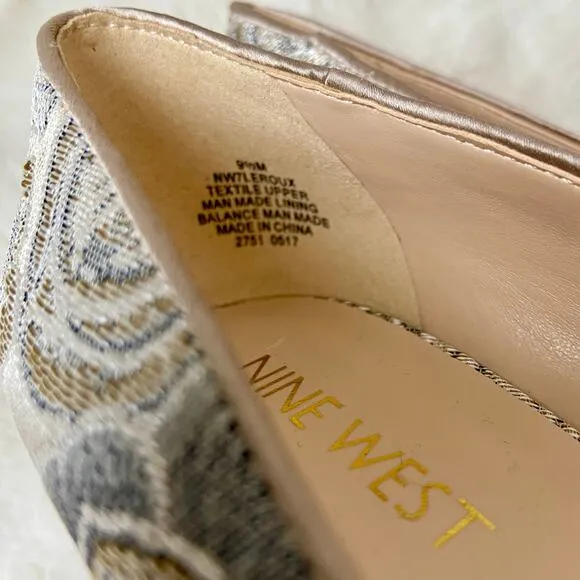 Nine West Floral Pumps