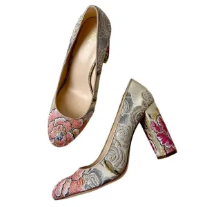 Nine West Floral Pumps