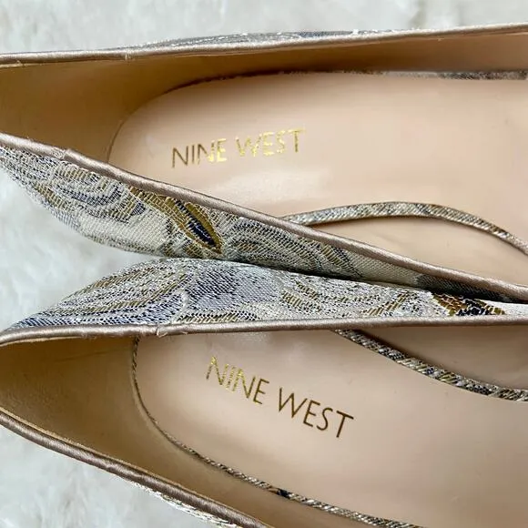 Nine West Floral Pumps