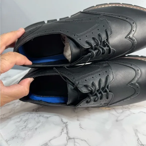 Nine West Mens Lightweight Lace Up Oxford Shoes Size 12 NEW # Box H703