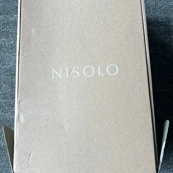 Nisolo All-Day Heeled Mule in Tan Almond MWT 8.5