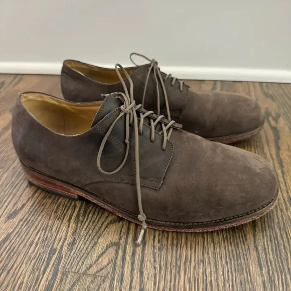 Nisolo brown leather oxfords size 9