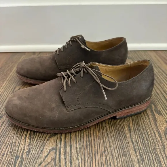 Nisolo brown leather oxfords size 9