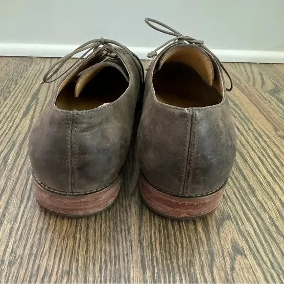 Nisolo brown leather oxfords size 9