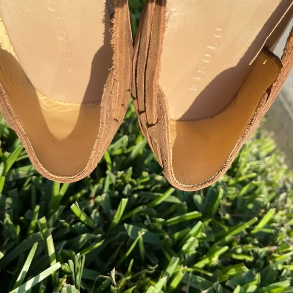 NISOLO by Anthropologie Men's Huarache Sandal Tobacco Brown Leather size 12