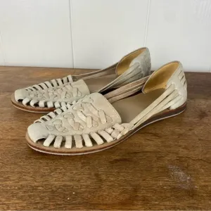 NISOLO Ecuador Huarache Sandal in Bone size 9