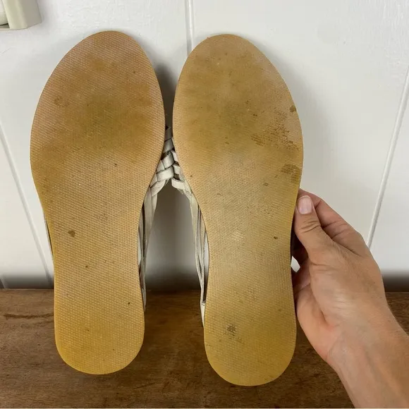 NISOLO Ecuador Huarache Sandal in Bone size 9