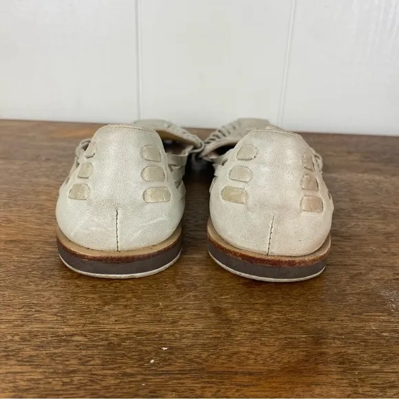 NISOLO Ecuador Huarache Sandal in Bone size 9