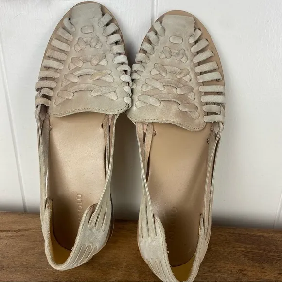 NISOLO Ecuador Huarache Sandal in Bone size 9