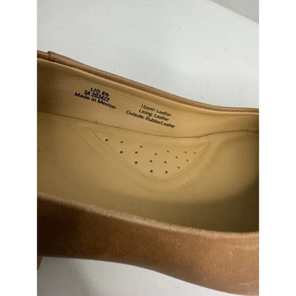 Nisolo Fiorela Go-to Heels (Womens) 6.5 NWoB Caramel  Classic Comfort Quality