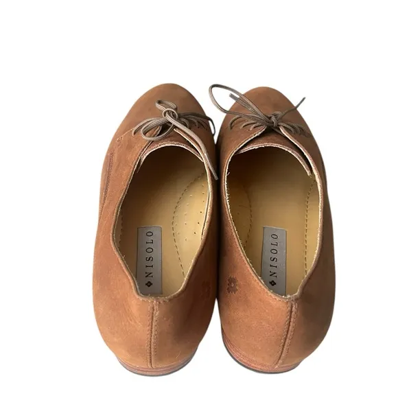 Nisolo Oliver Brown Leather Oxfords size 7.5