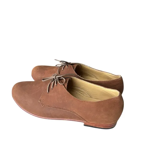 Nisolo Oliver Brown Leather Oxfords size 7.5