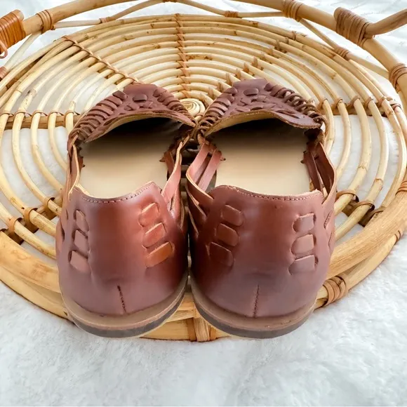 Nisolo Women's Huarache Sandal Brandy Brown