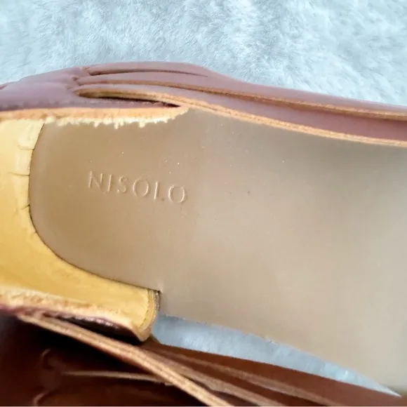 Nisolo Women's Huarache Sandal Brandy Brown