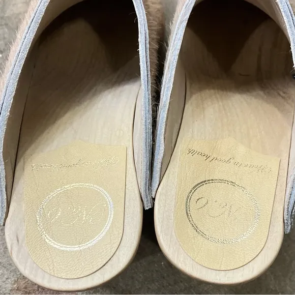 No 6 Old School Pony Hair Clogs