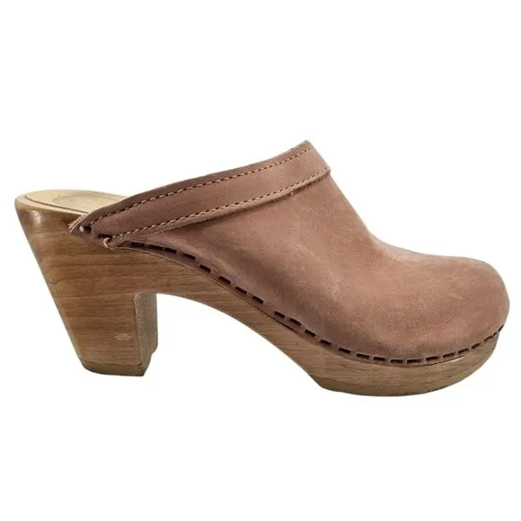 No. 6 Womens 35 Old School High Heel Clogs