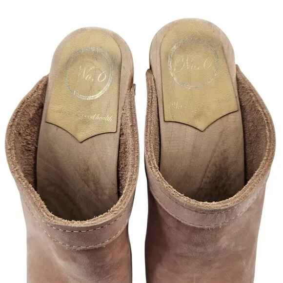 No. 6 Womens 35 Old School High Heel Clogs