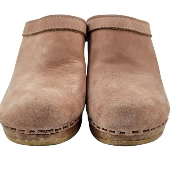 No. 6 Womens 35 Old School High Heel Clogs