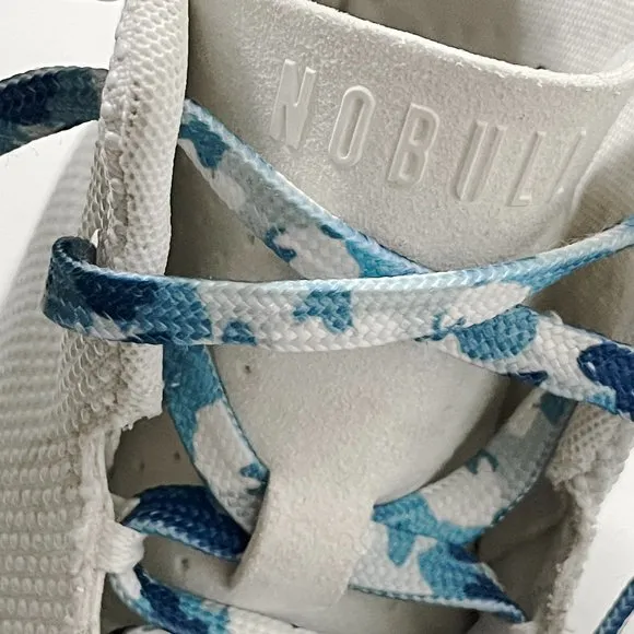 NOBULL | Wild High-Top Trainer  Shoes in White Wild Ocean