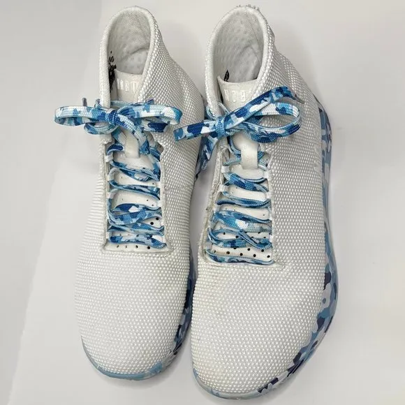NOBULL | Wild High-Top Trainer  Shoes in White Wild Ocean