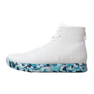 NOBULL | Wild High-Top Trainer  Shoes in White Wild Ocean