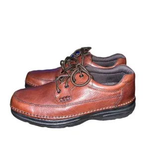 Nunn Bush brown leather men’s lace oxfords size 11.5 W NWT
