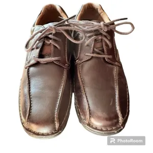 Nunn Bush Lites Mens Brown Princeton Oxford Lightweight Dress Shoes