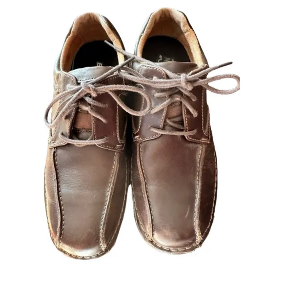 Nunn Bush Lites Mens Brown Princeton Oxford Lightweight Dress Shoes