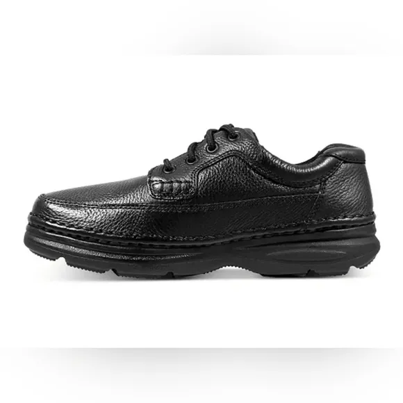 Nunn Bush Mens Black Premium leather Cameron Oxfords Luxury Comfort Sz.10.5