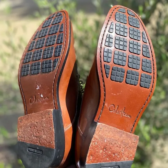 NW Cole Haan Nike Air Leather Oxfords, Sz 8.5M