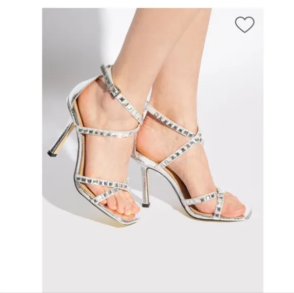 NWB Michael Kors Crystal Strap Heels
