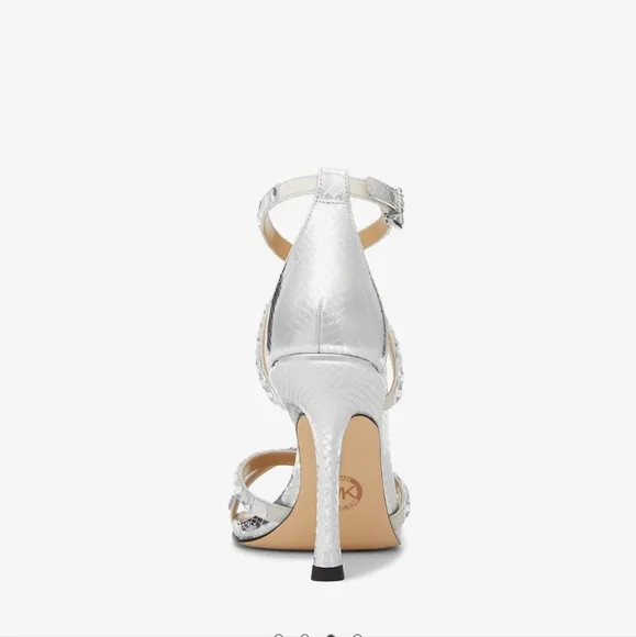 NWB Michael Kors Crystal Strap Heels