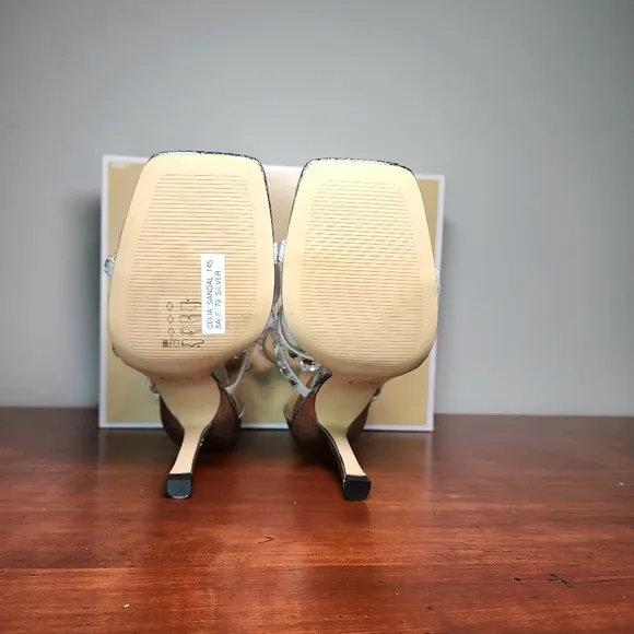 NWB Michael Kors Crystal Strap Heels