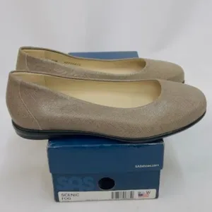 NWB!  SAS Women's Scenic Ballet Flat Fog 9.5 W