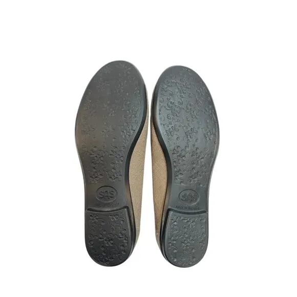 NWB!  SAS Women's Scenic Ballet Flat Fog 9.5 W