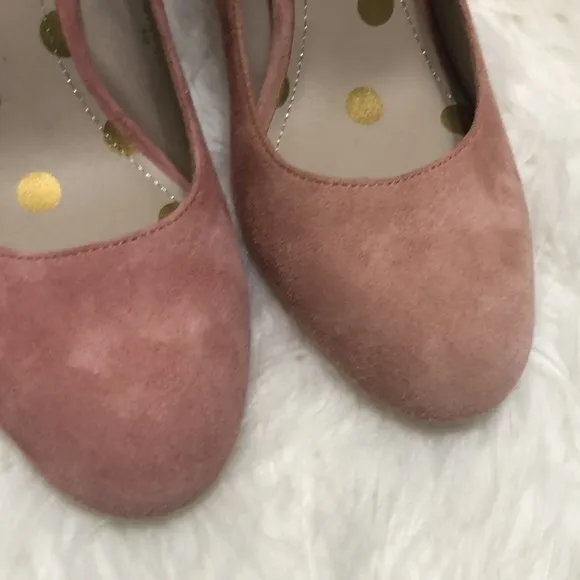 NWOB Boden Suede Leather Pump Heels Sz 38