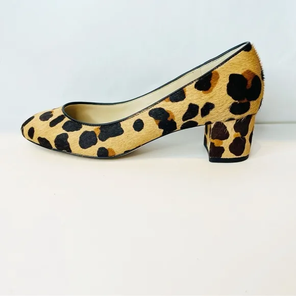 NWOB Cole Haan Lesli Animal Print Calf Hair Block Heels Size 7