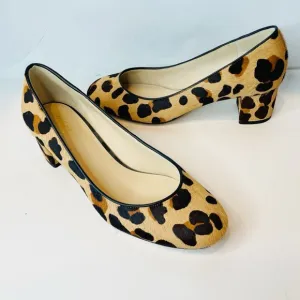 NWOB Cole Haan Lesli Animal Print Calf Hair Block Heels Size 7