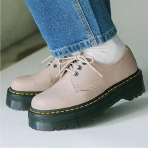 NWOB Doc Martens leather 1461 Quad II platform chunky derby oxfords