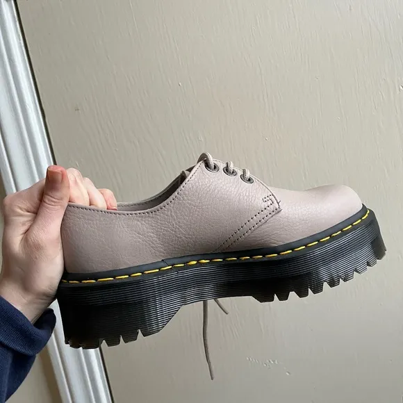 NWOB Doc Martens leather 1461 Quad II platform chunky derby oxfords