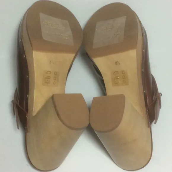 NWOB Madewell Aubrey Sherpa Hi Clogs Brown 8.5