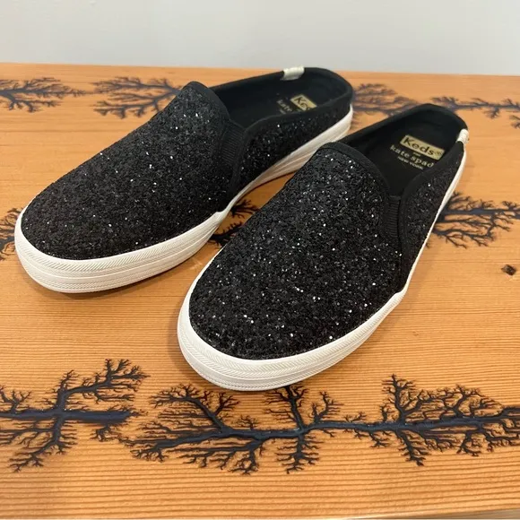 NWOB/NWOT Keds x Kate Spade New York Double Decker Mule Glitter Women's SIZE 6