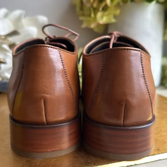 NWOT! Cole Haan Gramercy Whole Cut Oxfords in British Tan