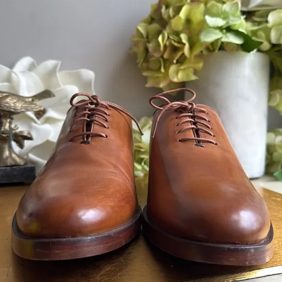 NWOT! Cole Haan Gramercy Whole Cut Oxfords in British Tan