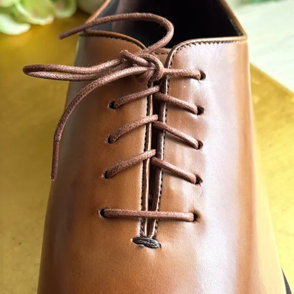 NWOT! Cole Haan Gramercy Whole Cut Oxfords in British Tan