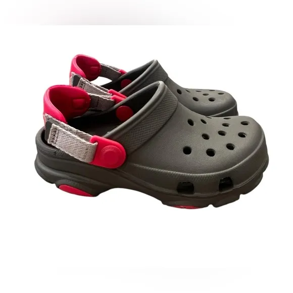 NWOT CROCS Little Boy All Terrain Clogs with Adjustable Heel Strap in size c10