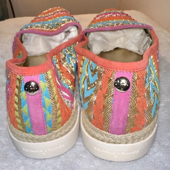 NWOT Donald J Pliner Pizasp Espadrille Slip-on Flats