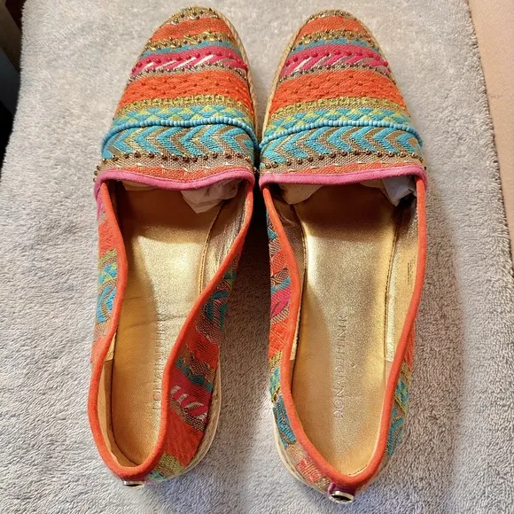 NWOT Donald J Pliner Pizasp Espadrille Slip-on Flats