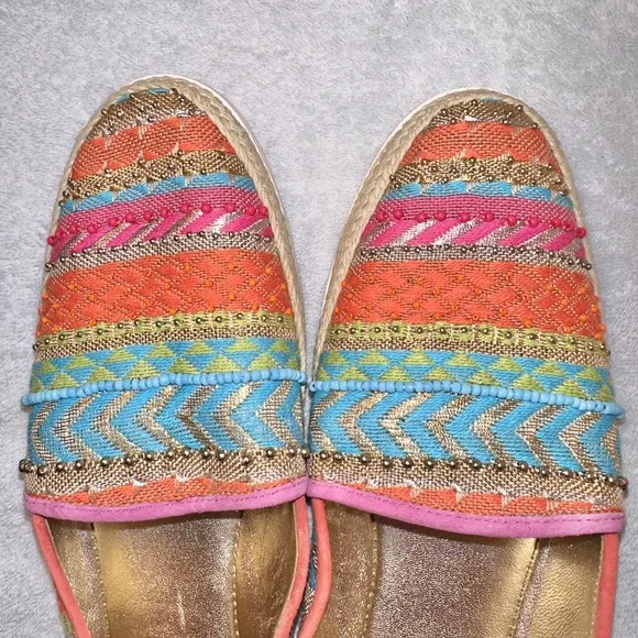 NWOT Donald J Pliner Pizasp Espadrille Slip-on Flats