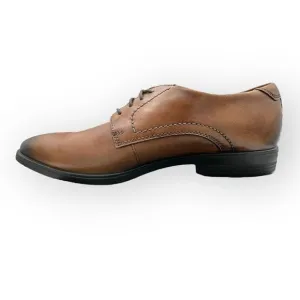 NWOT Ecco Melbourne lace up leather Mens oxfords in Amber Size 10